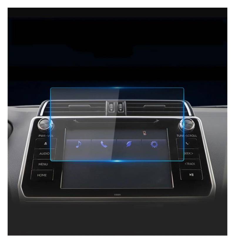 Navigation Bildschirm Schutz Auto GPS Navigation Gehärtetem Glas Screen Protector Stahl Schutzhülle Für Toyota Für Land Für Cruiser Für Prado 150 2010-2020 GPS Glas Schutzfolie(8 inch 174X104mm HD) von MAMEFVBB