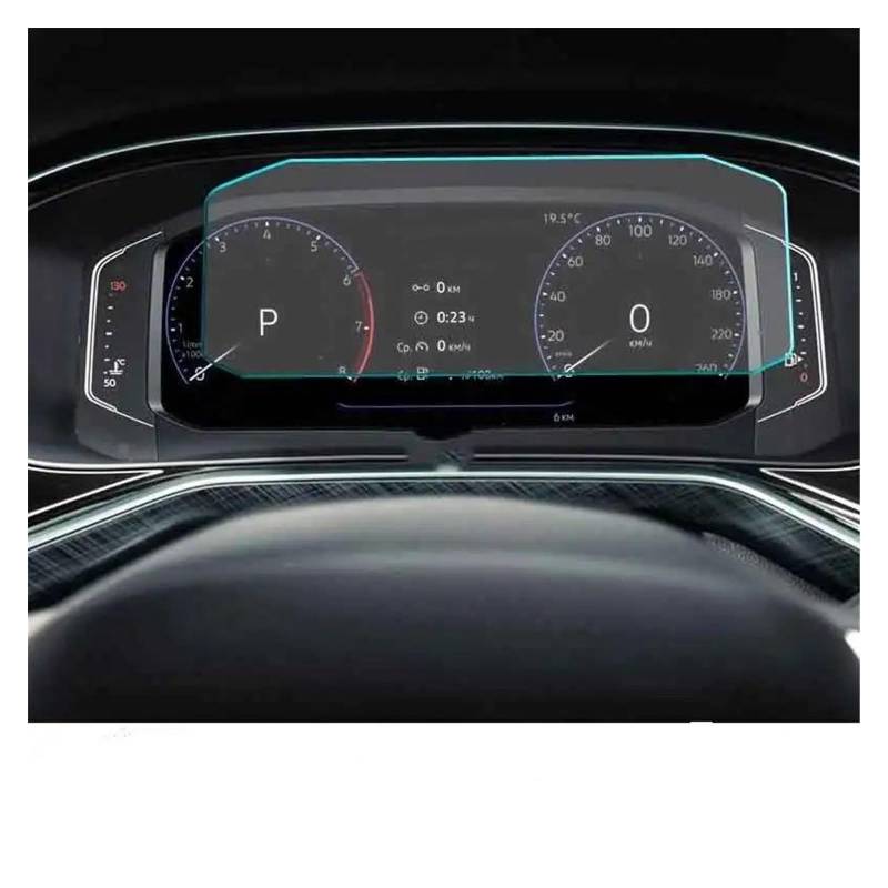 Navigation Bildschirm Schutz Auto Instrument Bord LCD Gehärtetem Glas Screen Protector Film Innen Anti-Scratch-Film Für VW Für Virtus 2022 GPS Glas Schutzfolie von MAMEFVBB
