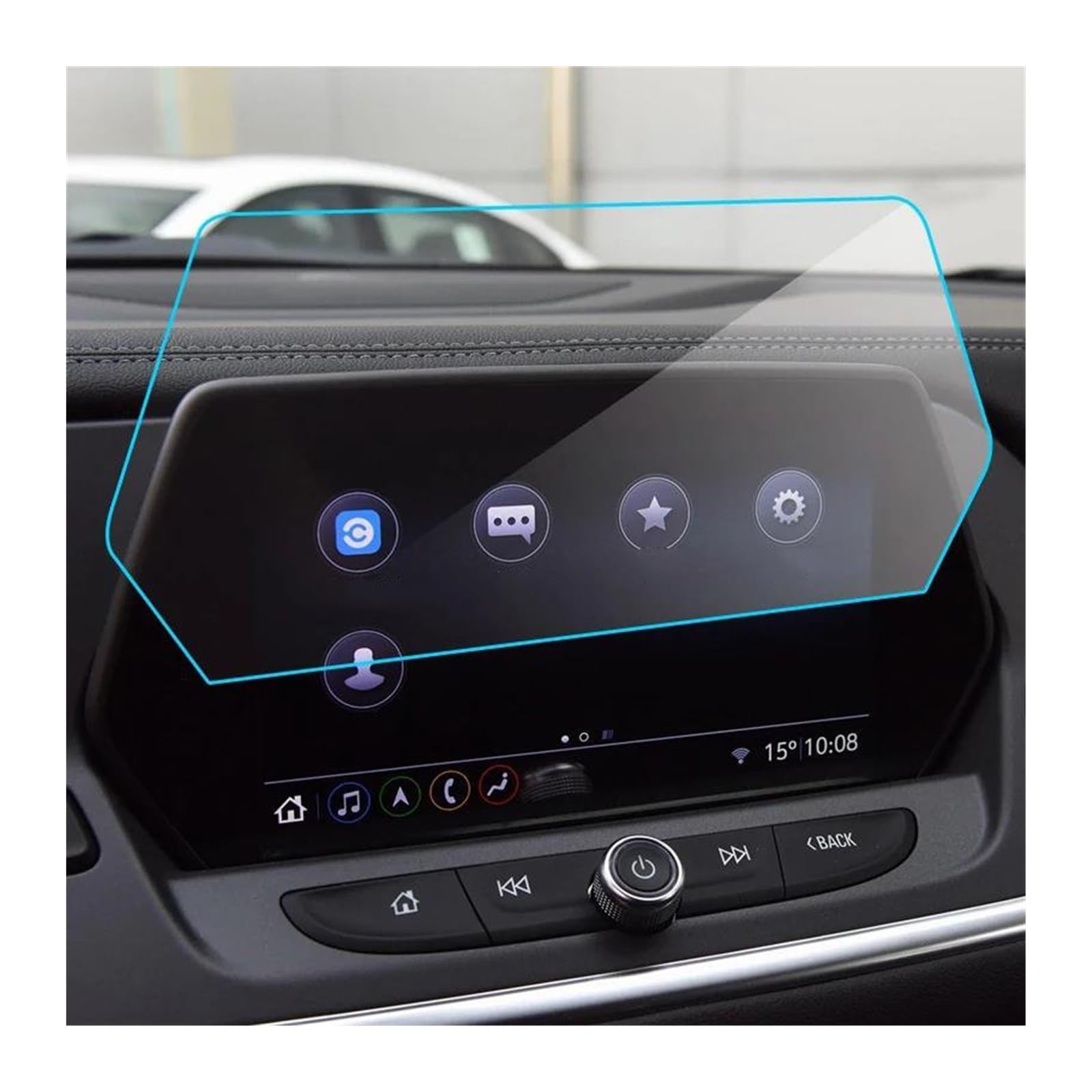 Navigation Bildschirm Schutz Für Chevrolet Für Blazer 2019 2020 2021 Auto GPS Navigation Gehärtetem Glas Screen Protector Schutz Film Multimedia GPS Glas Schutzfolie(8 inch) von MAMEFVBB