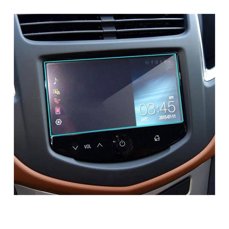 Navigation Bildschirm Schutz Für Chevrolet Für Trax 2014-2019 Innen Auto GPS Navigation Screen Protector Gehärtetem Glas Touch Screen Schutz Film GPS Glas Schutzfolie(2014-2016) von MAMEFVBB