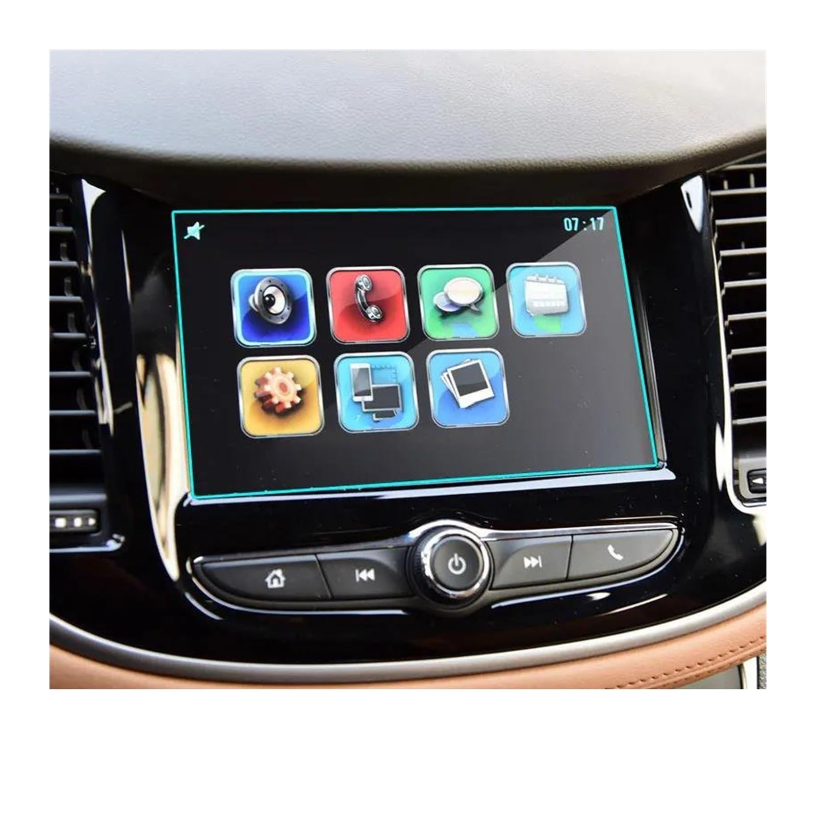 Navigation Bildschirm Schutz Für Chevrolet Für Trax 2014-2019 Innen Auto GPS Navigation Screen Protector Gehärtetem Glas Touch Screen Schutz Film GPS Glas Schutzfolie(2017-2018) von MAMEFVBB