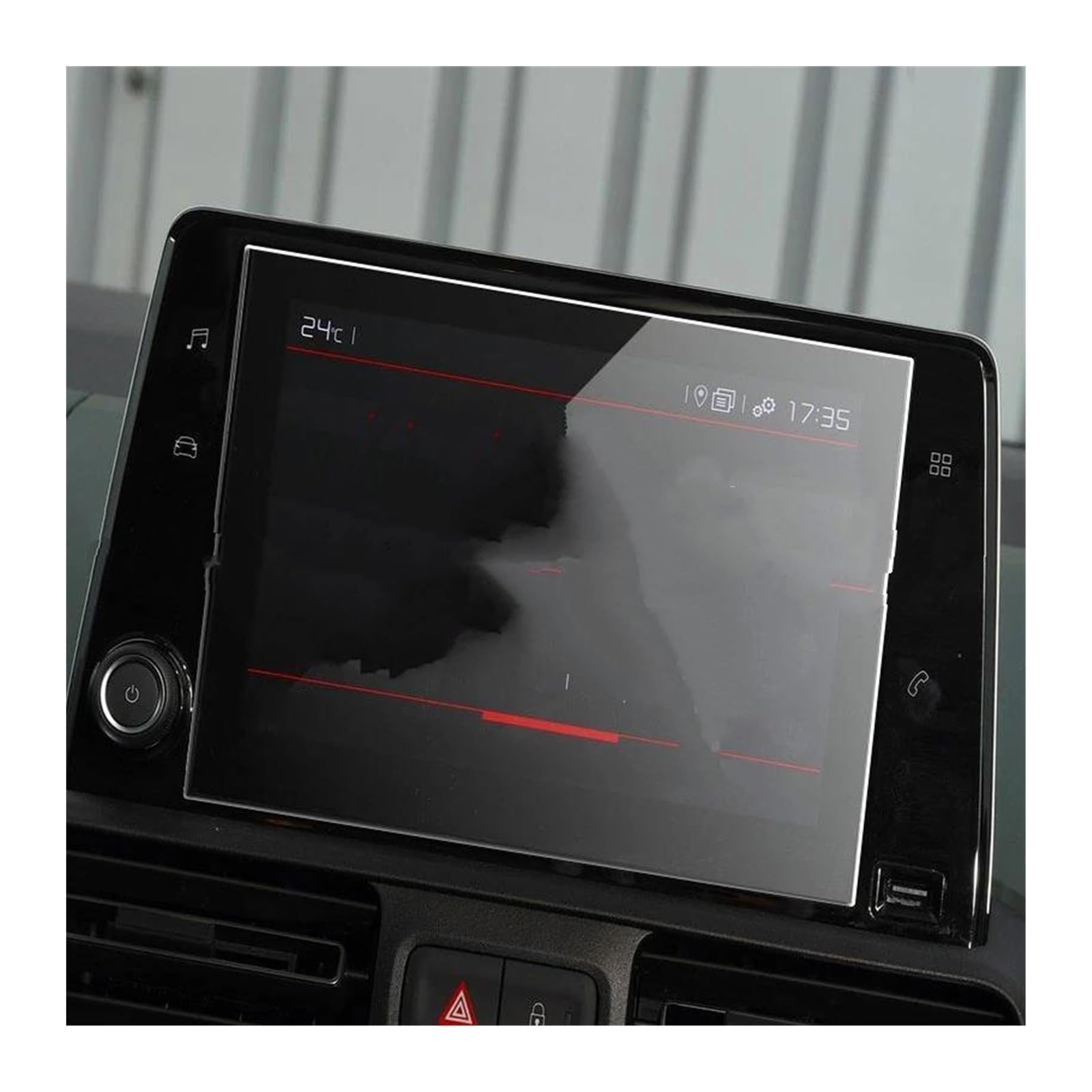 Navigation Bildschirm Schutz Für Citroen Für Berlingo 2019 Autoradio GPS Navigation Gehärtetes Glas Displayschutzfolie Innenzubehör GPS Glas Schutzfolie von MAMEFVBB