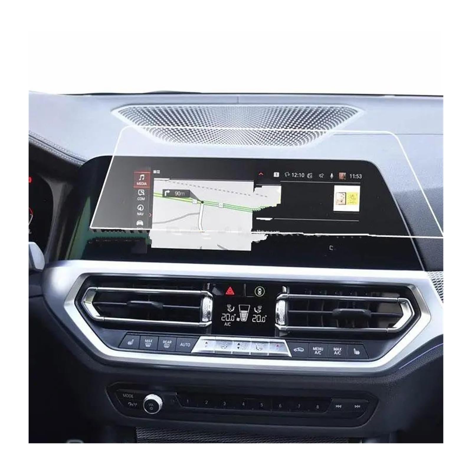 Navigation Bildschirm Schutz Für G20 Für G28 2019 2020 Auto Gehärtetem Glas Navigaiton Bildschirm Film Auto Display Schutz GPS Glas Schutzfolie(Left Hand Drive) von MAMEFVBB