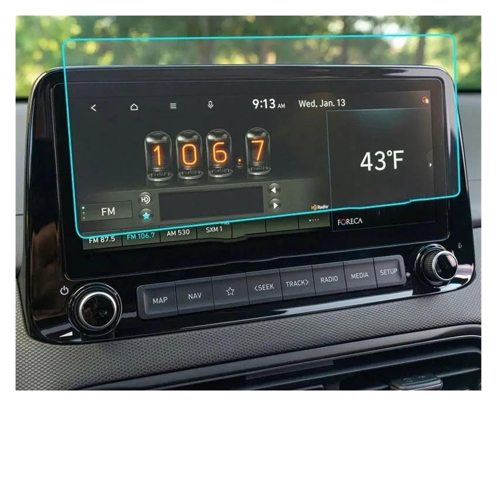 Navigation Bildschirm Schutz Für Hyundai Für Kona 2022 Auto GPS Navigation Screen Protector Gehärtetem Glas Display-schutzfolie Innen Zubehör GPS Glas Schutzfolie Navigation Bildschirm Schutz Für Hyundai Für Kona 2022 Auto GPS Navigation Screen Protector Gehärtetem Glas Display-schutzfolie Innen Zubehör GPS Glas Schutzfolie von MAMEFVBB