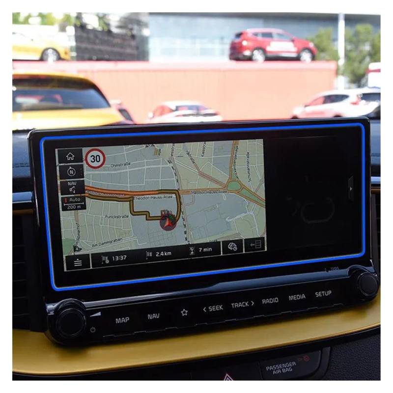 Navigation Bildschirm Schutz Für KIA Für Xceed 2019 2020 2021 10,25 Zoll Auto Styling GPS Navigation Bildschirm Gehärtetes Glas Schutz Film Innen GPS Glas Schutzfolie von MAMEFVBB