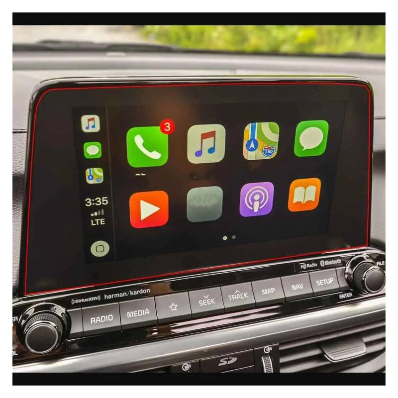 Navigation Bildschirm Schutz Für Kia Für Forte 2018 2019 2020 Auto GPS Navigation 9H Gehärtetem Glas Screen Protector Film Auto Innen Anti-Scratch GPS Glas Schutzfolie von MAMEFVBB