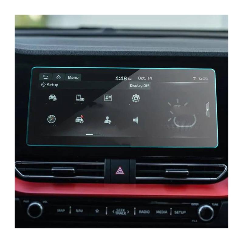 Navigation Bildschirm Schutz Für Kia Für NIRO 2020 2021 10,25 Zoll Auto Navigation Gehärtetem Glas Film Touch Screen Protector Auto Innen Zubehör GPS Glas Schutzfolie von MAMEFVBB