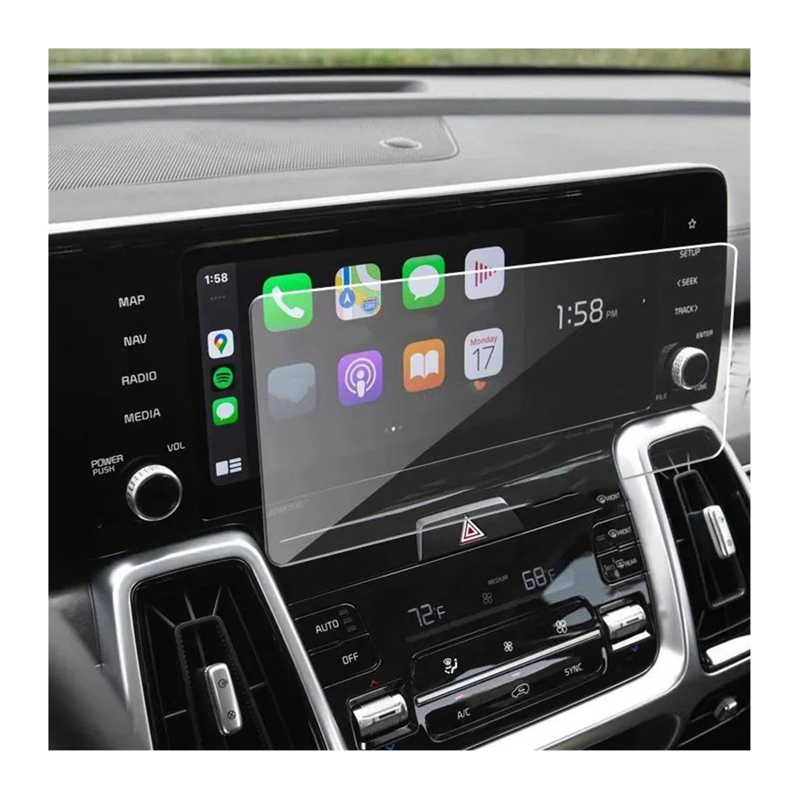 Navigation Bildschirm Schutz Für Kia Für Sorento Für 4th Für Gen 2021 2022 10,25 Zoll Auto GPS Navigation Ausgeglichenes Glas Display-schutzfolie Innen GPS Glas Schutzfolie Navigation Bildschirm Schutz Für Kia Für Sorento Für 4th Für Gen 2021 2022 10,25 Zoll Auto GPS Navigation Ausgeglichenes Glas Display-schutzfolie Innen GPS Glas Schutzfolie von MAMEFVBB