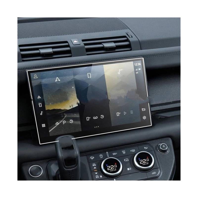 Navigation Bildschirm Schutz Für Land Für Rover Für Defender 2022 Gehärtetem Glas Screen Protector Auto Radio GPS Navigation Display Bildschirm Zubehör GPS Glas Schutzfolie von MAMEFVBB