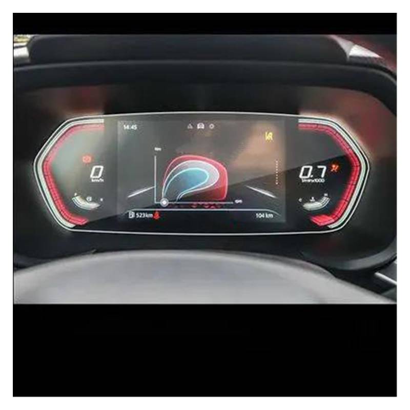 Navigation Bildschirm Schutz Für MG Für GT 2022 Gehärtetem Glas Screen Protector Film Auto Infotainment Radio GPS Navigation Innen Dashboard GPS Glas Schutzfolie(Dashboard) von MAMEFVBB