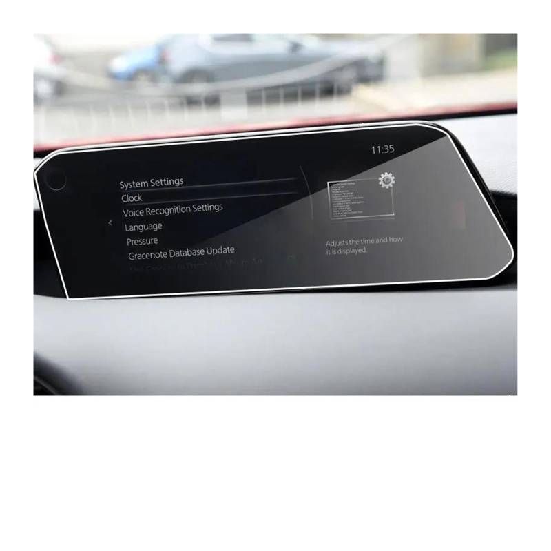 Navigation Bildschirm Schutz Für Mazda 3 Für Axela 2019 2020 GPS NavigationTempered Glas Screen Protector PET Film Instrument Dashboard Schutz GPS Glas Schutzfolie von MAMEFVBB