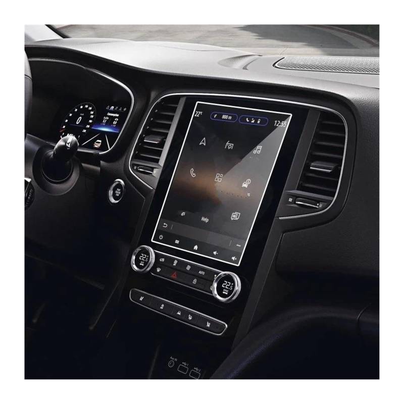 Navigation Bildschirm Schutz Für Megane 2020 Auto Navigation Gehärtetes Glas Film Screen Protector Auto Innen Zubehör GPS Glas Schutzfolie von MAMEFVBB
