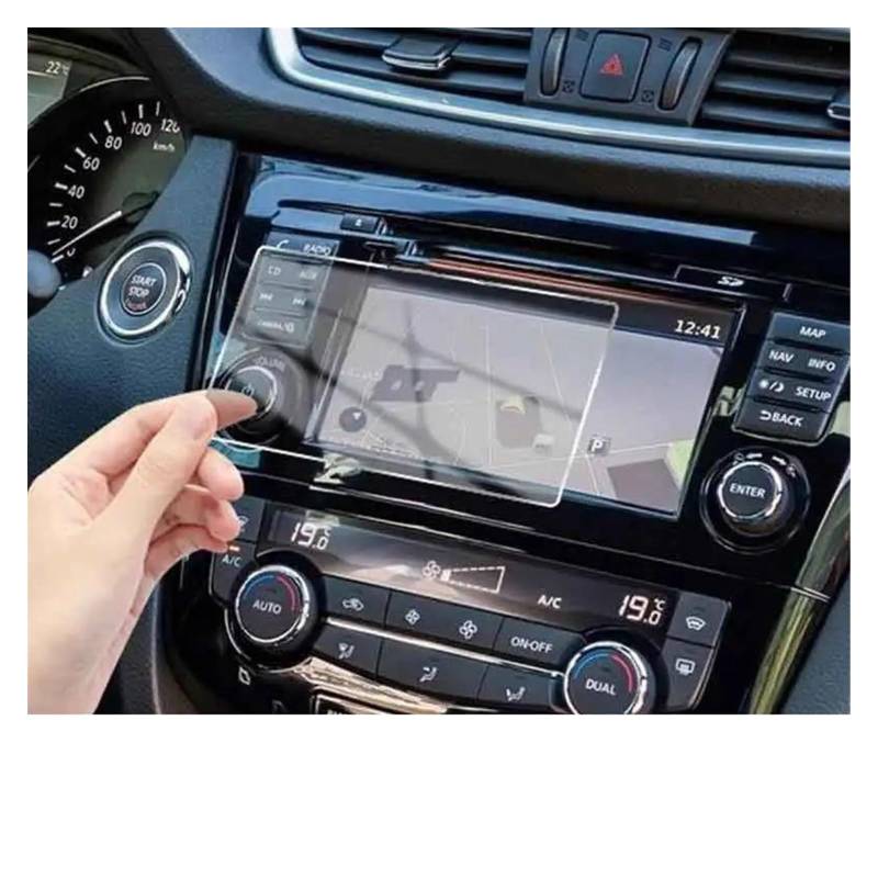 Navigation Bildschirm Schutz Für Nissan Für Qashqai Für J11 Für X-Trail Für T32 2015-2018 Auto Navigation Gehärtetem Glas Bildschirm Schutz GPS Bildschirm Film GPS Glas Schutzfolie von MAMEFVBB