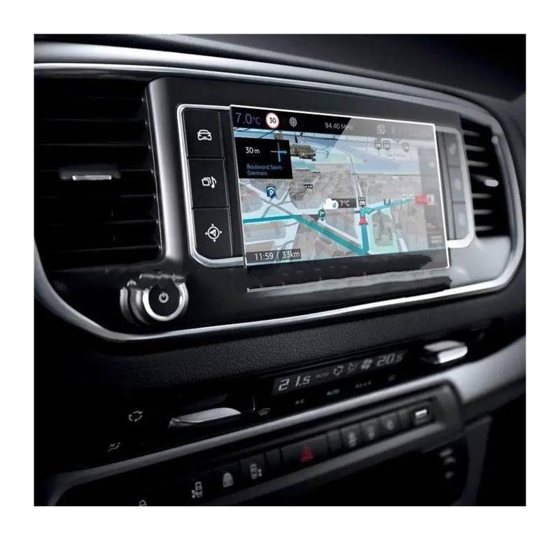 Navigation Bildschirm Schutz Für Peugeot Für Reisenden 2021 7 Zoll Auto Radio GPS Navigation Gehärtetem Glas Screen Protector Film Innen Zubehör GPS Glas Schutzfolie von MAMEFVBB
