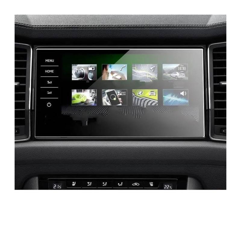 Navigation Bildschirm Schutz Für Skoda Für Kodiaq 2021 9,2 Zoll Auto Radio GPS Navigation Gehärtetem Glas Screen Protector Film Innen Zubehör GPS Glas Schutzfolie von MAMEFVBB