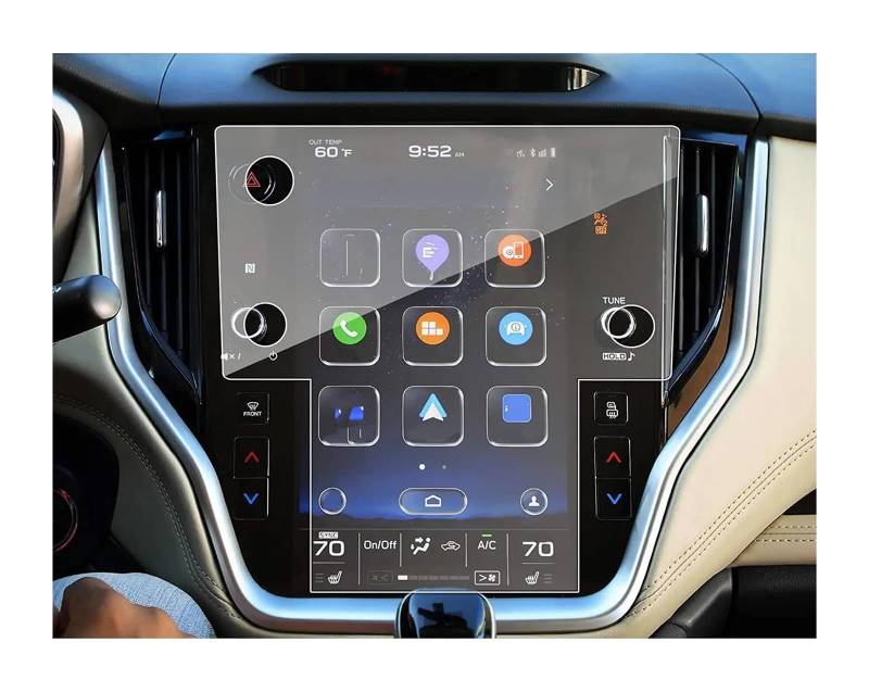 Navigation Bildschirm Schutz Für Subaru Für Outback Für Legacy 2020 2021 2022 2023 11,6 Zoll 3 Löcher Touch GPS Navigation Gehärtetem Glas Screen Protector GPS Glas Schutzfolie von MAMEFVBB
