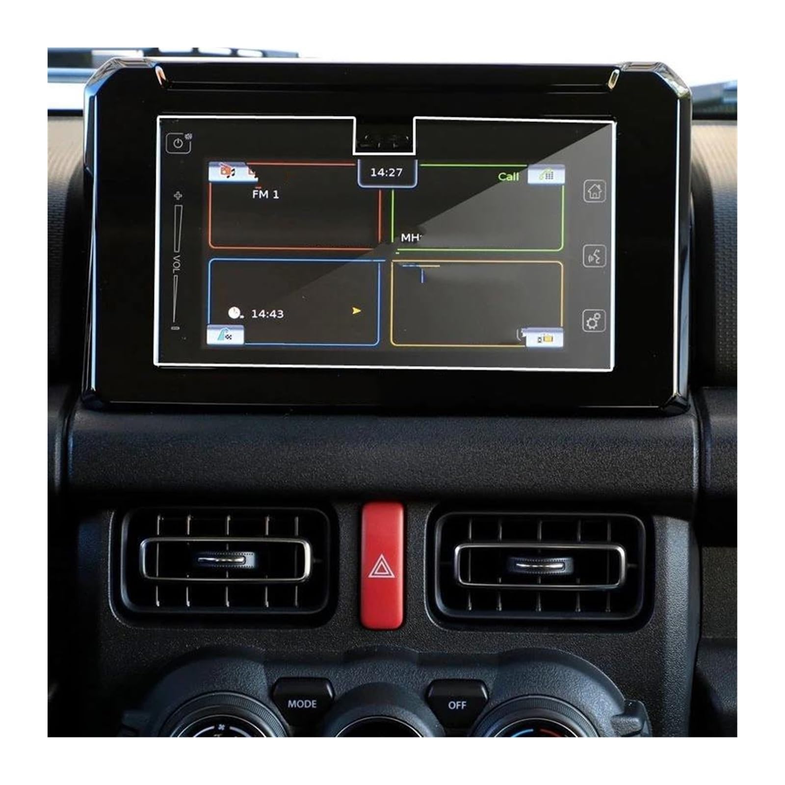 Navigation Bildschirm Schutz Für Suzuki Für Jimny 2019 Autoradio GPS Gehärtetes Glas Film Schutz Bildschirm Aufkleber Zubehör GPS Glas Schutzfolie von MAMEFVBB