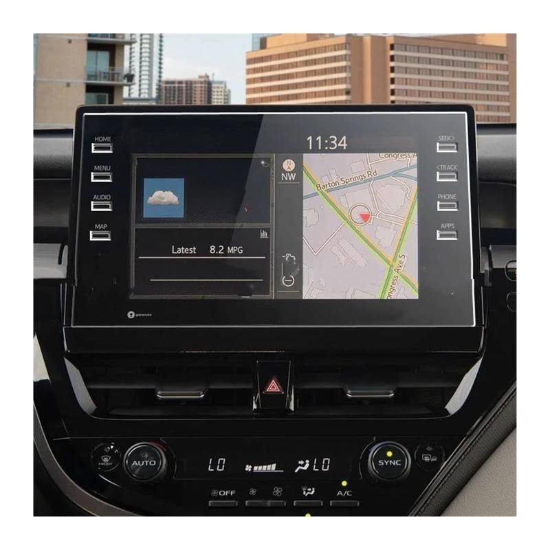 Navigation Bildschirm Schutz Für Toyota Für RAV4 Für Prime Für XSE 2021 2022 9 Zoll Auto Radio GPS Navigation Gehärtetem Glas Screen Protector Film Innen GPS Glas Schutzfolie von MAMEFVBB