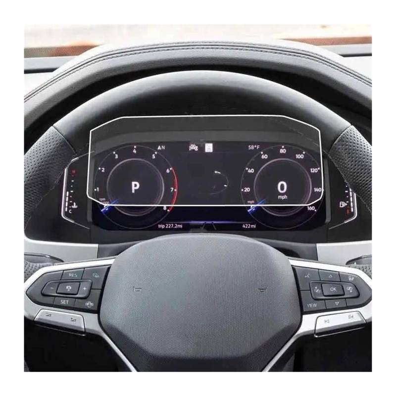 Navigation Bildschirm Schutz Für VW Für Tiguan Für Atlas 2018 2019 2020 Gehärtetes Glas Auto Dashboard-Monitor Film Screen Protector Film Innen GPS Glas Schutzfolie von MAMEFVBB