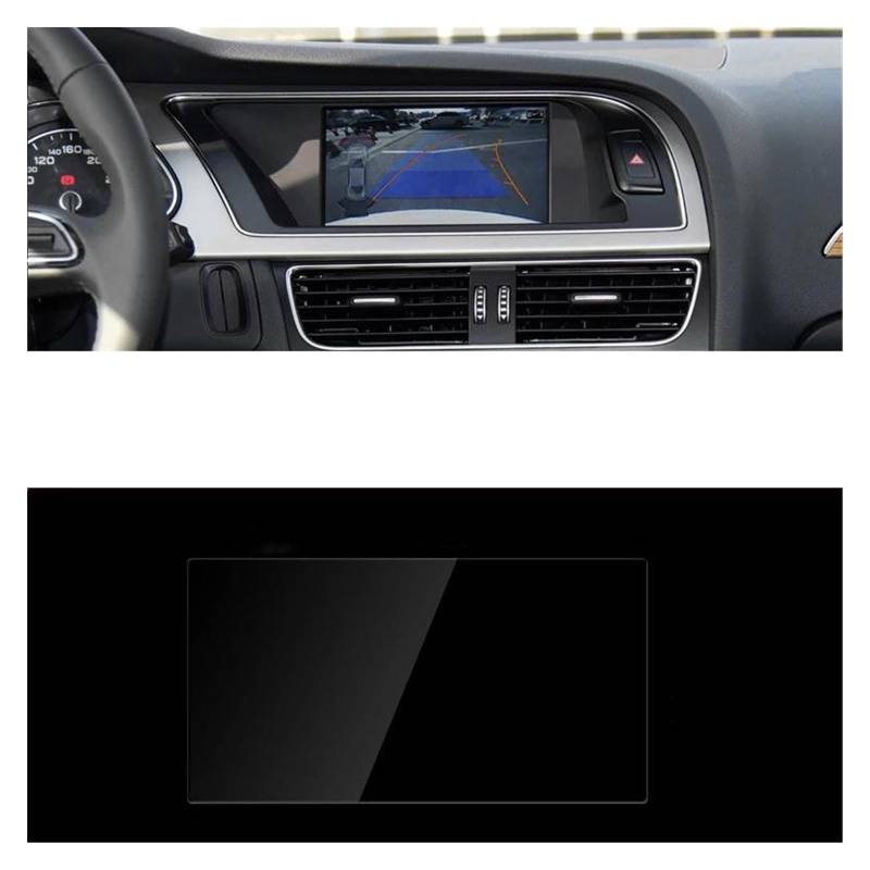 Navigation Bildschirm Schutz Gehärtetes Glas Auto Navigation Screen Protector Display Film LCD Anti Scratch Für A4 Für B8 Für A5 Für 8T 2008-2016 GPS Glas Schutzfolie(7inch 149X87mm) von MAMEFVBB
