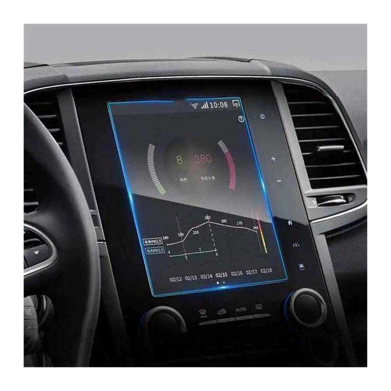 Navigation Bildschirm Schutz Gehärtetes Glas Auto Navigation Screen Protector Film LCD Aufkleber Für Koleos Für Megane 4 2017 2018 2019 2020 GPS Glas Schutzfolie von MAMEFVBB