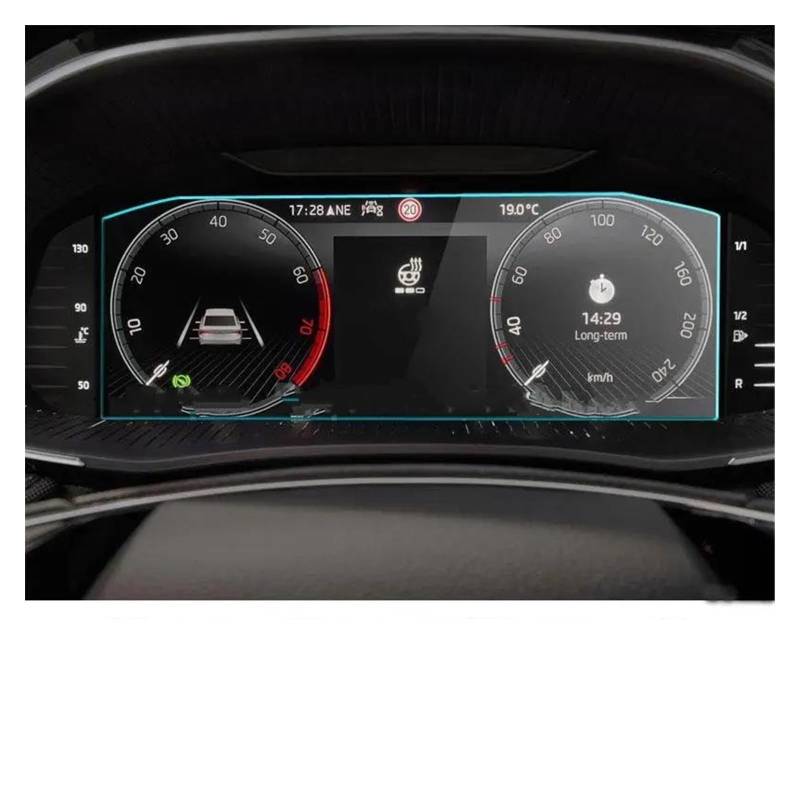 Navigation Bildschirm Schutz PET Für Skoda Für Schnelle 2021 10,25 Zoll Auto Film Screen Protector Dashboard LCD Instrument Display Schutz GPS Glas Schutzfolie von MAMEFVBB