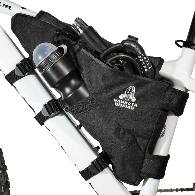 RNS Fahrradrahmentasche - Fahrradtasche Fahrradtaschen Bikepacktasche Triangle Rahmentasche Rahmen Mountainbike Tasche Fahrrad Aufbewahrungstasche BL von MAMMOTH EMPIRE
