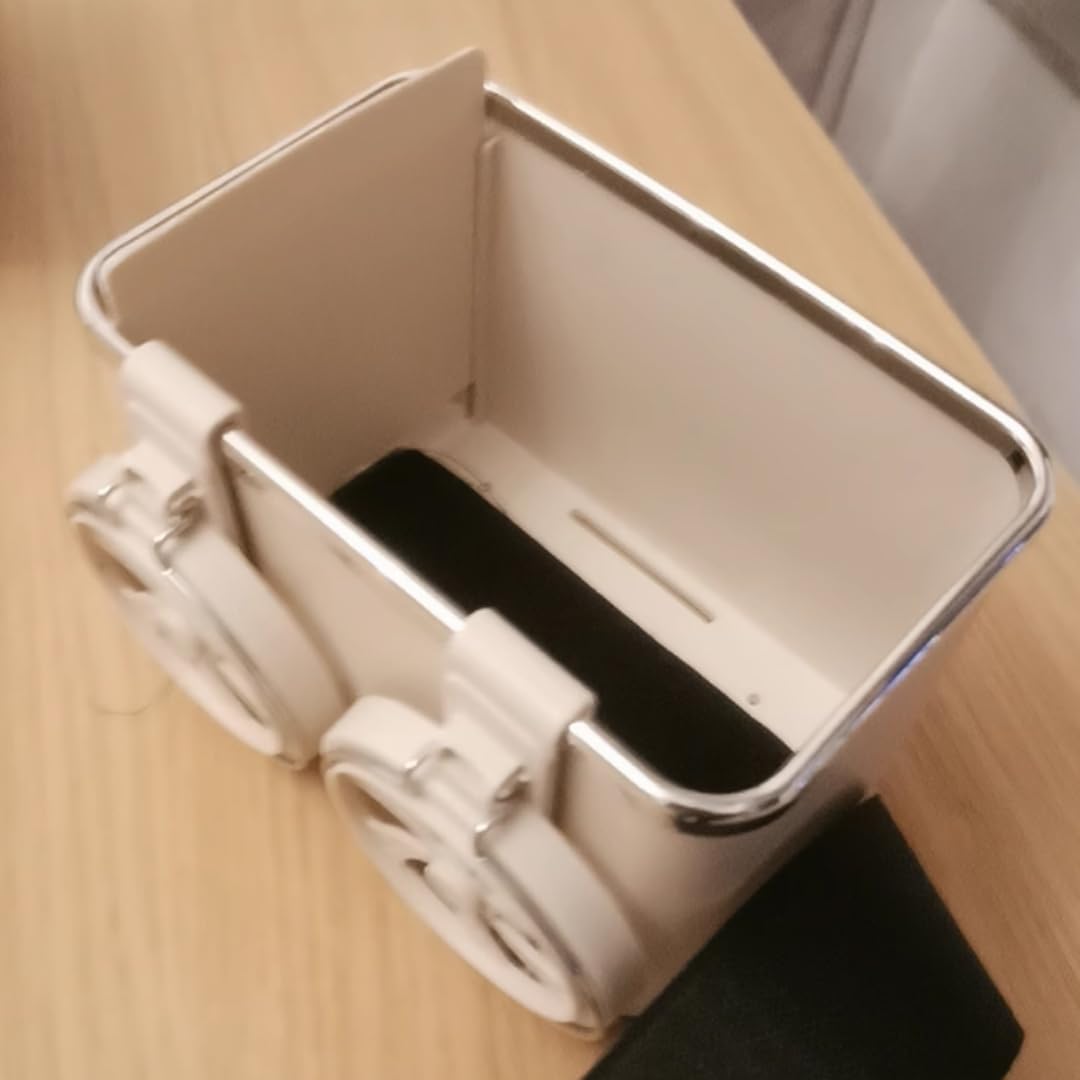Große Kapazität und praktische Auto-Armlehnen-Box, Aufbewahrungsbox – Doppelbecher, multifunktionales Aufbewahrungswerkzeug, Auto-Tücherbox, multifunktionaler Wasserbecherhalter (Farbe: Beige) von MANFFIER