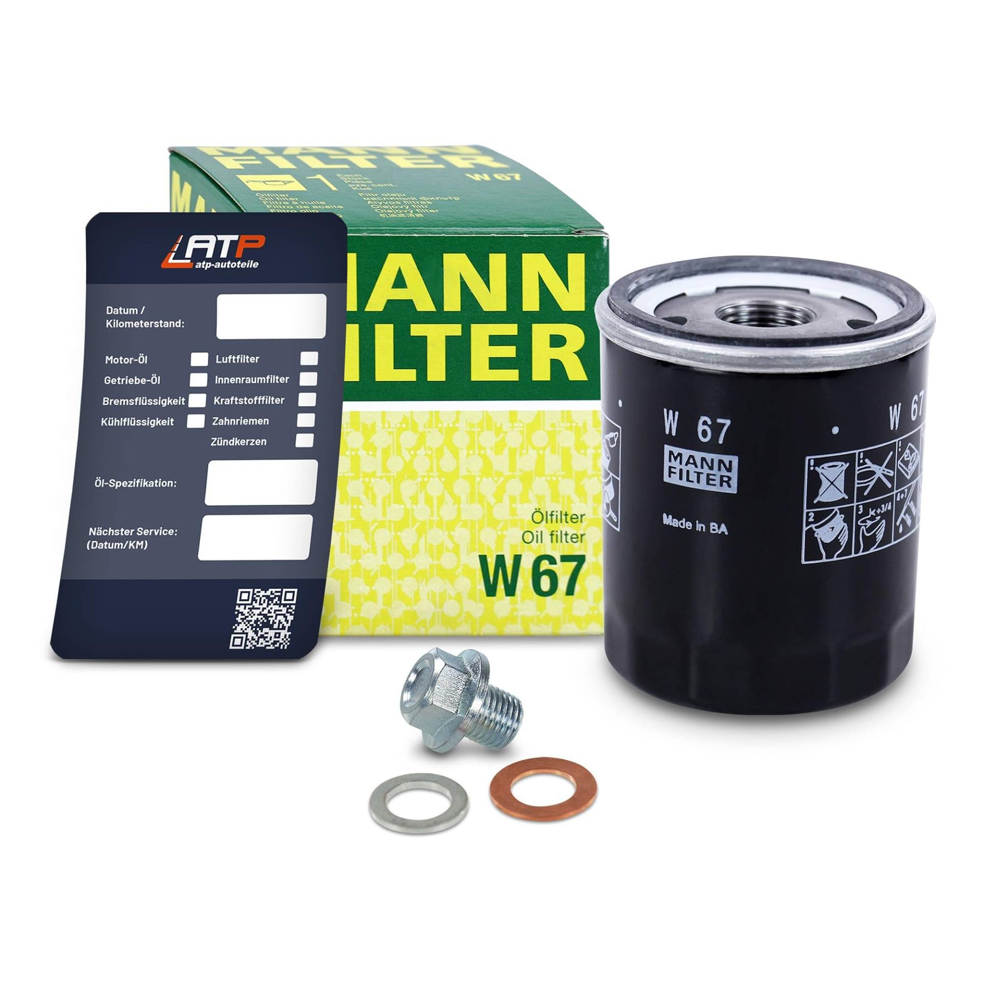 1x Ölwechsel Set - MANN ÖLFILTER + Ölablass-Schraube + LIQUI MOLY Ölwechsel-Anhänger 1x Ölwechsel Set - MANN ÖLFILTER + Ölablass-Schraube + LIQUI MOLY Ölwechsel-Anhänger von MANN-FILTER