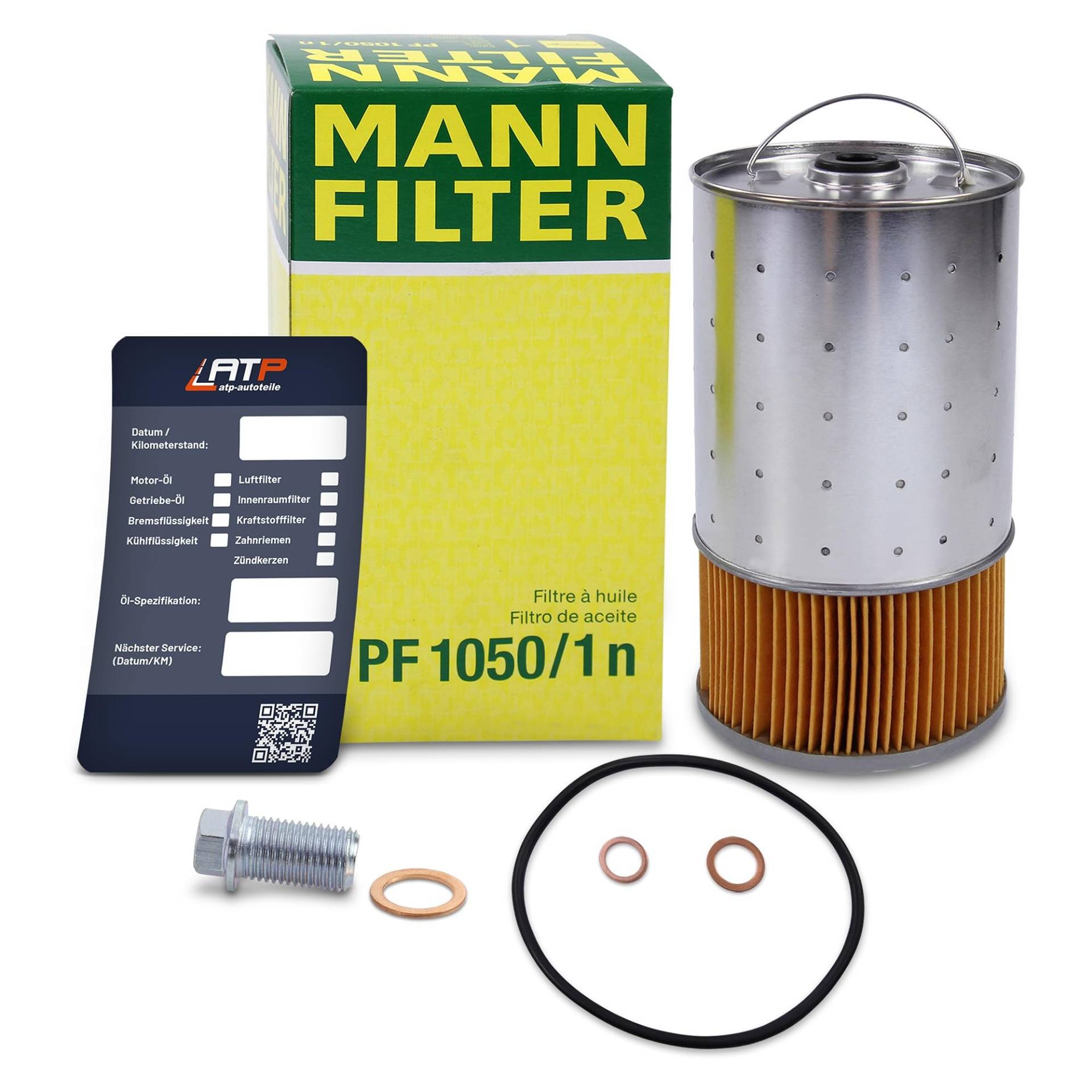 1x Ölwechsel Set - MANN ÖLFILTER + Ölablass-Schraube + LIQUI MOLY Ölwechsel-Anhänger 1x Ölwechsel Set - MANN ÖLFILTER + Ölablass-Schraube + LIQUI MOLY Ölwechsel-Anhänger von MANN-FILTER