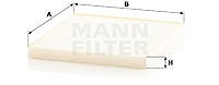 Mann-filter Filter, Innenraumluft [Hersteller-Nr. CU24008] für Suzuki von MANN-FILTER