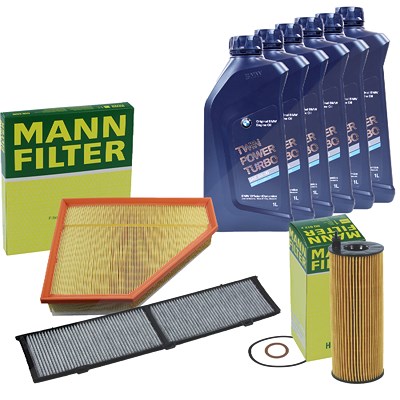 Mann-filter Inspektionspaket A+6L BMW Motoröl für BMW von MANN-FILTER