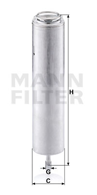 Kraftstofffilter MANN-FILTER WK 5002 x Kraftstofffilter MANN-FILTER WK 5002 x von MANN-FILTER