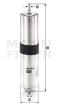 Kraftstofffilter MANN-FILTER WK 5015 von MANN-FILTER