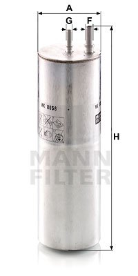 Kraftstofffilter MANN-FILTER WK 8058 von MANN-FILTER