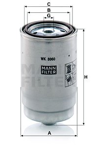 Kraftstofffilter MANN-FILTER WK 8060 z von MANN-FILTER