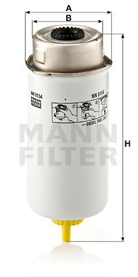 Kraftstofffilter MANN-FILTER WK 8154 von MANN-FILTER