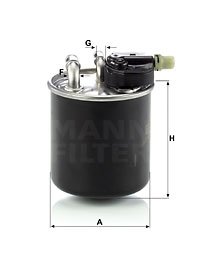 Kraftstofffilter MANN-FILTER WK 820/14 von MANN-FILTER