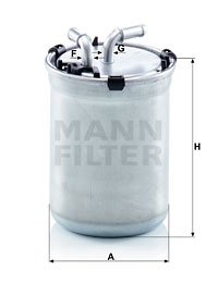 Kraftstofffilter MANN-FILTER WK 823/2 von MANN-FILTER
