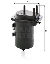 Kraftstofffilter MANN-FILTER WK 939/6 von MANN-FILTER