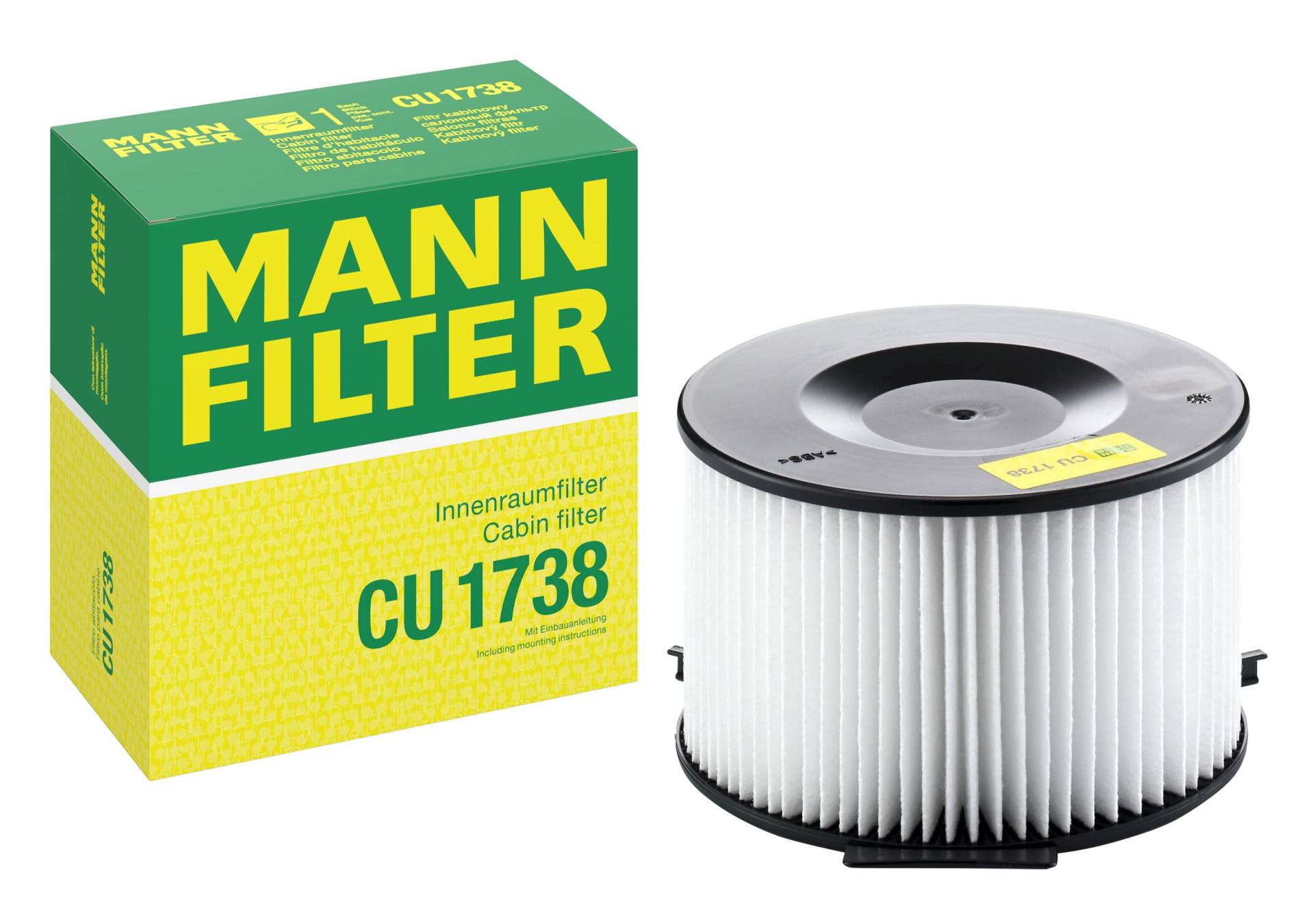 MANN-FILTER CU 1738 Innenraumfilter – Für PKW von MANN-FILTER
