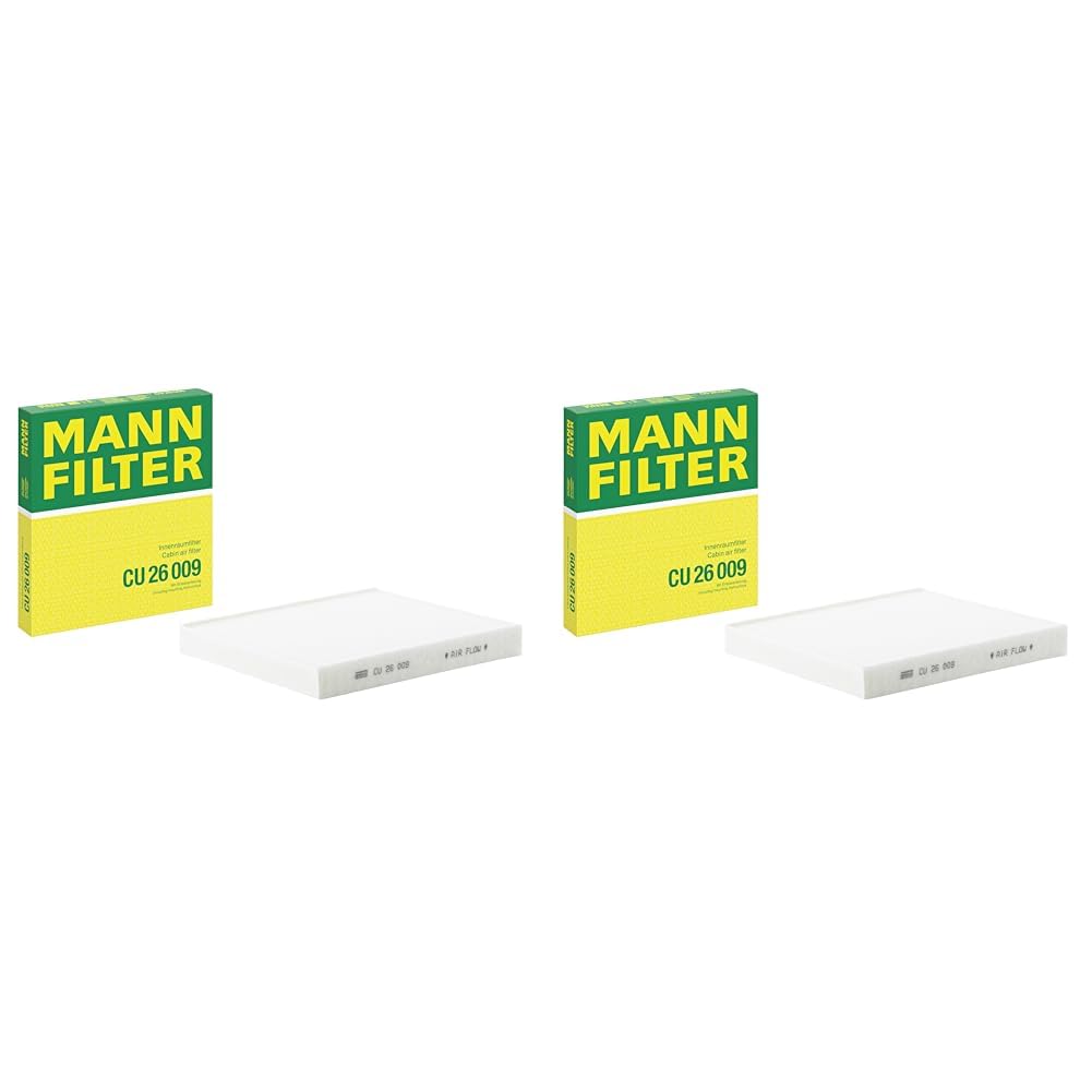 MANN-FILTER CU 26 009 Innenraumfilter – Für PKW (Packung mit 2) von MANN-FILTER