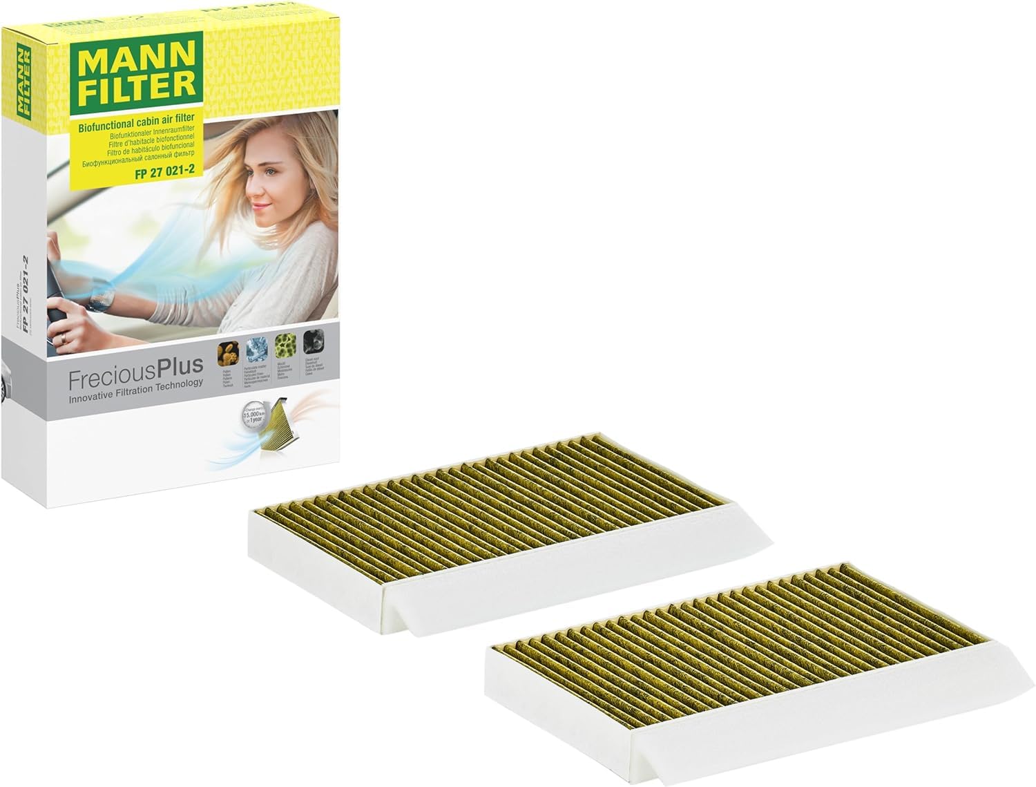 MANN-FILTER FP 27 021-2 Innenraumfilter/Kabinenluftfilter - PKW + TRANSPORTER MANN-FILTER FP 27 021-2 Innenraumfilter/Kabinenluftfilter - PKW + TRANSPORTER von MANN-FILTER