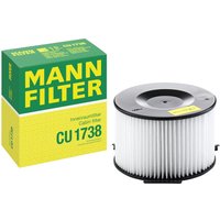 MANN-FILTER Innenraumfilter Partikelfilter CU 1738 Filter, Innenraumluft,Pollenfilter VW,Transporter IV Bus (70B, 70C, 7DB, 7DK, 70J, 70K, 7DC, 7DJ) von MANN-FILTER