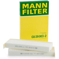 MANN-FILTER Innenraumfilter Partikelfilter CU 29 003-2 Filter, Innenraumluft,Pollenfilter OPEL,FIAT,PEUGEOT,INSIGNIA Caravan,INSIGNIA CC MANN-FILTER Innenraumfilter Partikelfilter CU 29 003-2 Filter, Innenraumluft,Pollenfilter OPEL,FIAT,PEUGEOT,INSIGNIA Caravan,INSIGNIA CC von MANN-FILTER