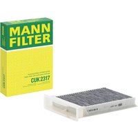 MANN-FILTER Innenraumfilter Aktivkohlefilter CUK 2317 Filter, Innenraumluft,Pollenfilter PEUGEOT,TOYOTA,CITROËN,107 Schrägheck (PM_, PN_) von MANN-FILTER