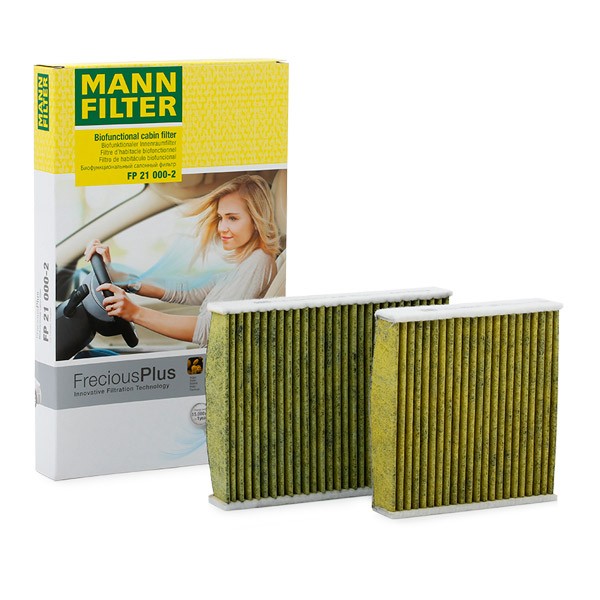 MANN-FILTER Innenraumfilter PEUGEOT,CITROËN,DS FP 21 000-2 1609428080,1609428180,6447VX 6447VY,647990 von MANN-FILTER