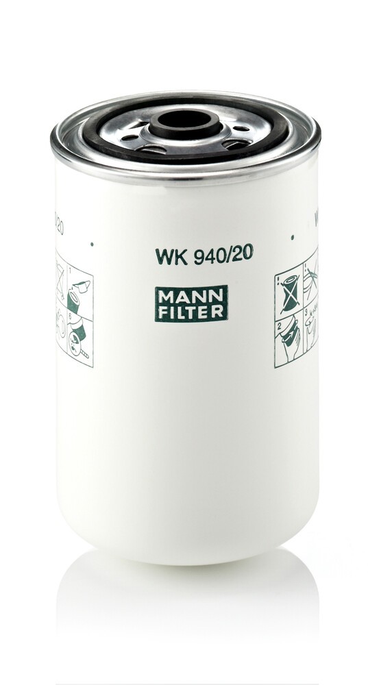 MANN-FILTER Kraftstofffilter RENAULT TRUCKS,IRISBUS,MACK WK 940/20 0009830608V,5001019687,42538923 Leitungsfilter,Spritfilter 5010412350,6501117039 MANN-FILTER Kraftstofffilter RENAULT TRUCKS,IRISBUS,MACK WK 940/20 0009830608V,5001019687,42538923 Leitungsfilter,Spritfilter 5010412350,6501117039 von MANN-FILTER