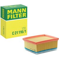 MANN-FILTER Luftfilter Filtereinsatz C 21 116/1 Motorluftfilter,Filter für Luft PEUGEOT,CITROËN,206 Schrägheck (2A/C),206 CC (2D),206 SW (2E/K) von MANN-FILTER