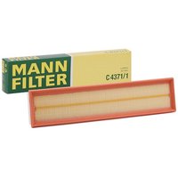 MANN-FILTER Luftfilter Filtereinsatz C 4371/1 Motorluftfilter,Filter für Luft PEUGEOT,CITROËN,206 Schrägheck (2A/C),206 CC (2D),307 (3A/C),307 CC (3B) von MANN-FILTER